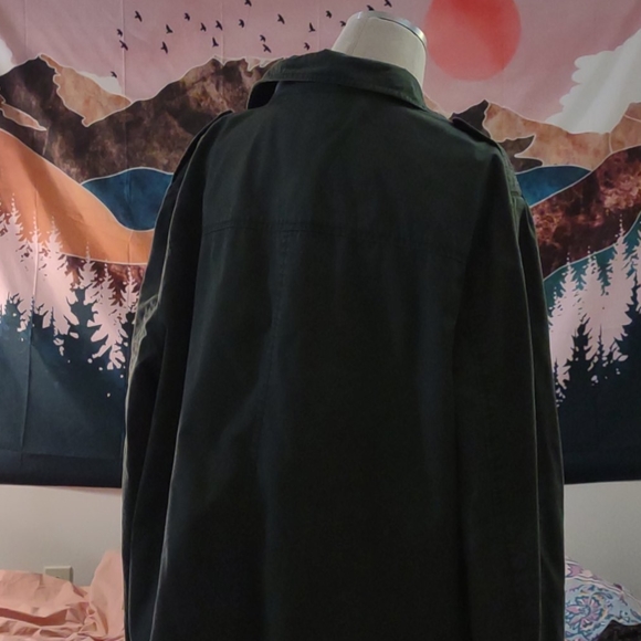 Old Navy Army Jacket xl green summer weight - Picture 3 of 9